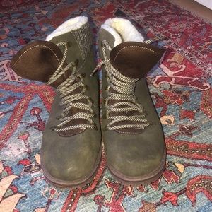Green booties from Target Size 11